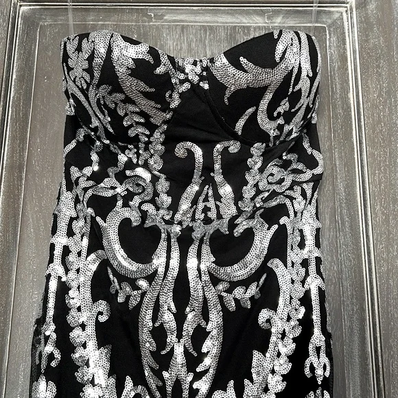 black silver maxi dress Lurex Jersey Maxi Dress